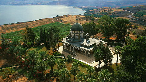 November 26 – Mount of Beatitudes, Capernaum, Kursi, Boat Ride on Sea of Galilee, Jordan River