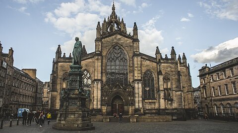 September 14 – St. Giles Cathedral Service / Edinburgh Castle / Royal Mile / Holyrood Palace /Edinburgh